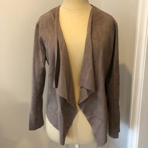 Faux Suede Women's Jacket One Size